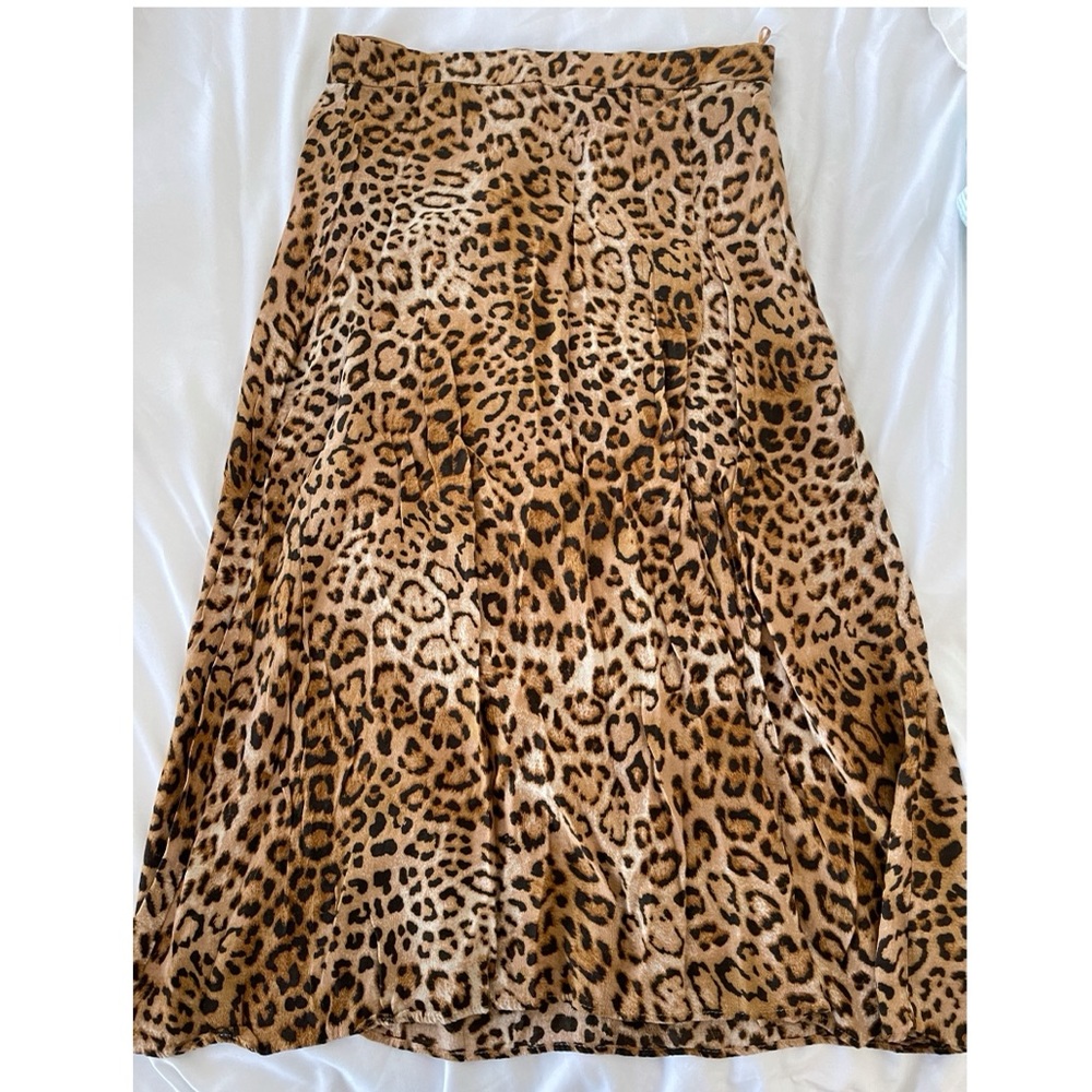 Zara Leopard Print Skirt